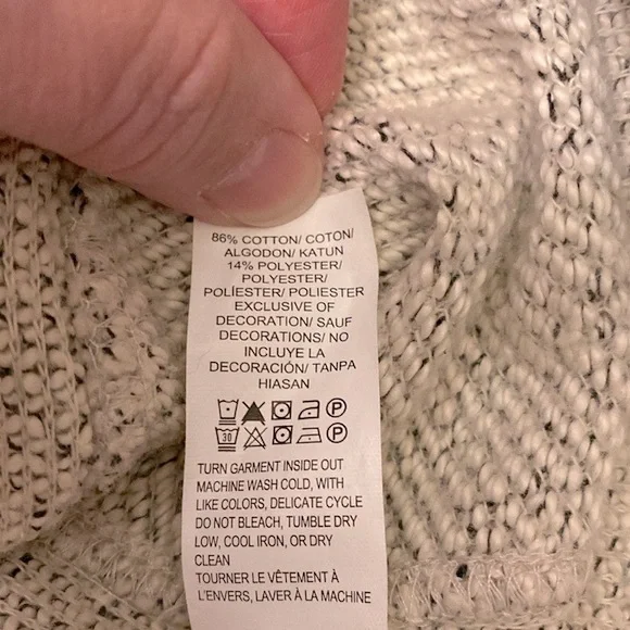 Lucky Brand Marled Knit Moto Jacket Size XS - Picture 11 of 12